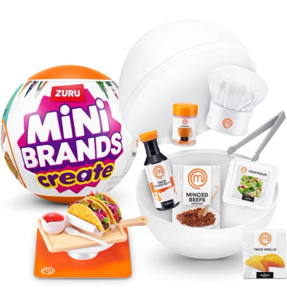 Mini Brands Create MasterChef Series 2 Collectible Unbox Surprise Toy
