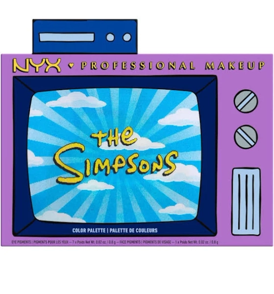 NYX Professional Makeup x The Simpsons Eyeshadow Palette
