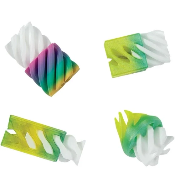 24ct Assorted 3D Printed Twist Fidgets