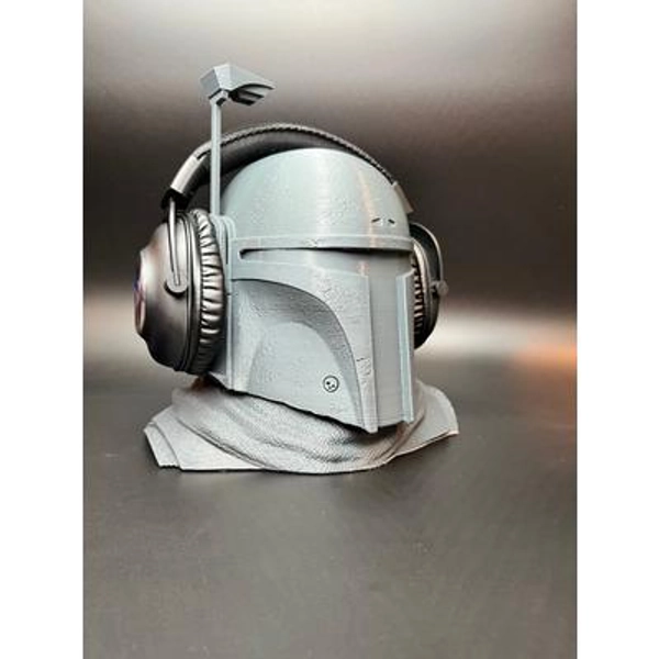 3D Printed Boba Fett Headphone Stand, Gaming Room Decor