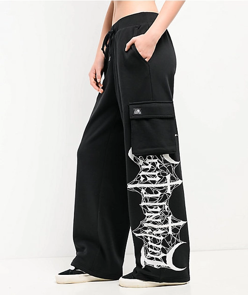 Lurking Class Tombs Black Cargo Sweatpants