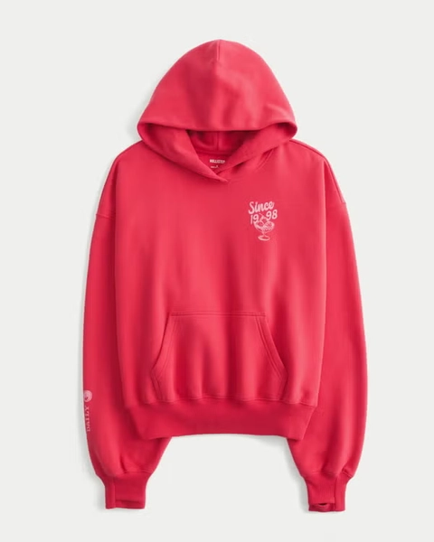 Hollister Feel Good Betty's Sweet Shop Graphic Hoodie