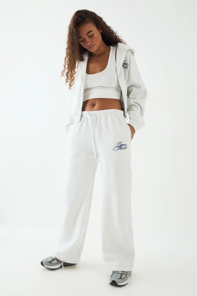 DSGN Studio Contrast Script Straight Leg Jogger