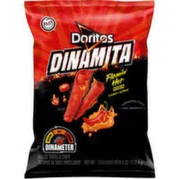 Doritos Dinamita Flamin Hot Queso Rolled Tortilla Chips