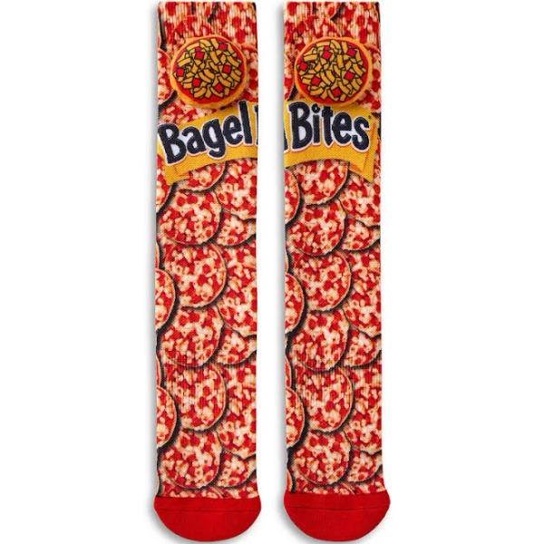 Spencer's Bagel Bites Crew Socks