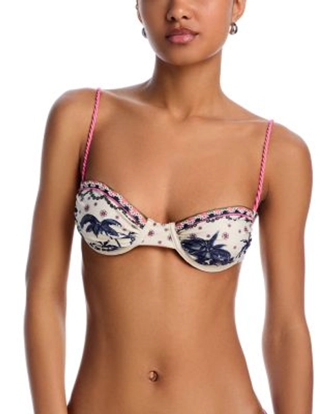 Ankara Palms Bikini Top - Exclusive