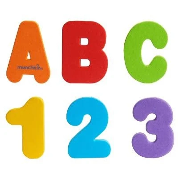 Munchkin Bath Letters & Numbers Bath Toys
