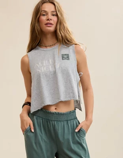 Aerie Happiest Side Tie Tank