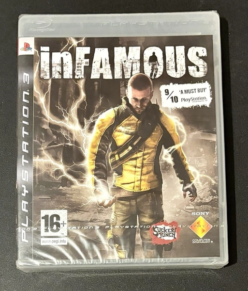 Infamous Sony PlayStation 3 UK PAL Original Version PS3 New Factory Sealed