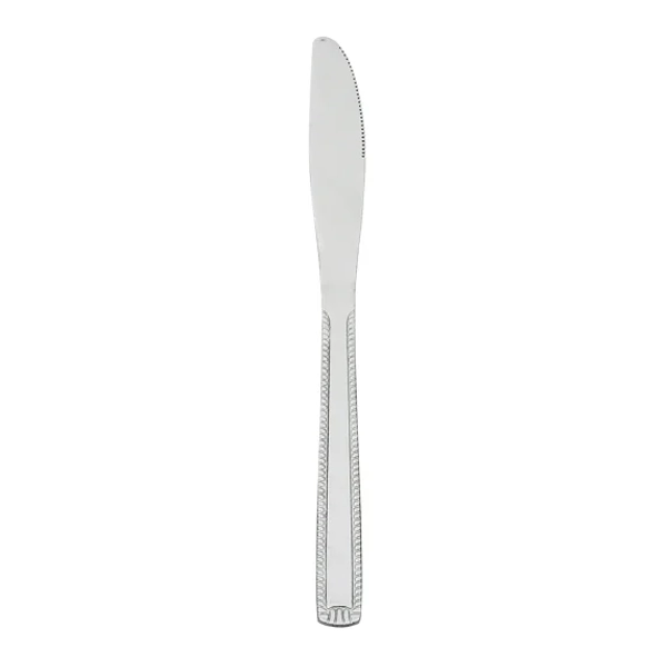 Mainstays Lace Stainless Steel Adult Dinner Tableware Knife, 4-Piece Set,Silver