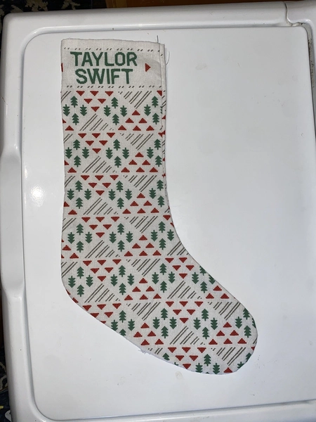 Rare Taylor Swift Christmas Stocking Green And Red Debut Era Tree Farm