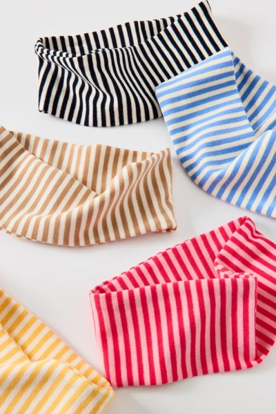 Evie Striped Headwrap Wide Headband