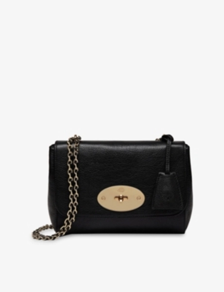 Lily leather shoulder bag