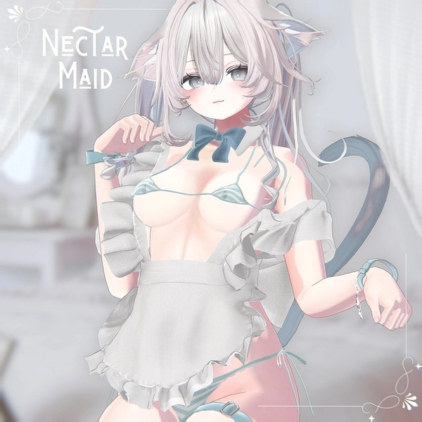【9アバター対応】NectarMaid【VRChat向け衣装モデル】