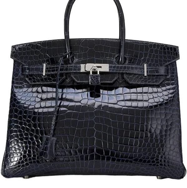 Hermès Women's Crocodile Porosus Lisse Birkin 35 Leather