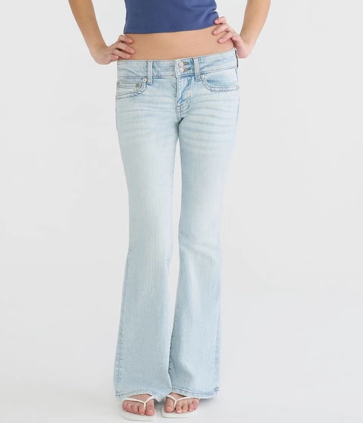 Low-Rise Flare Jean