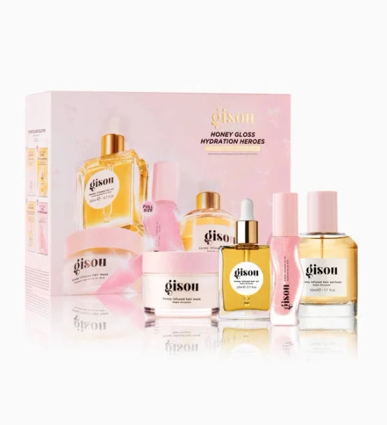 Gisou Honey Gloss Hydration Heroes Hair Value Set