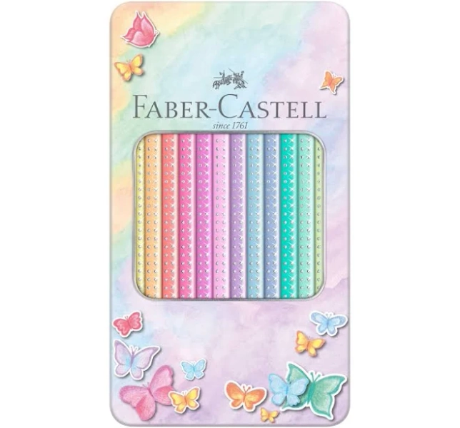 Faber-Castell Sparkle Grip Pastel Colour Pencil Set