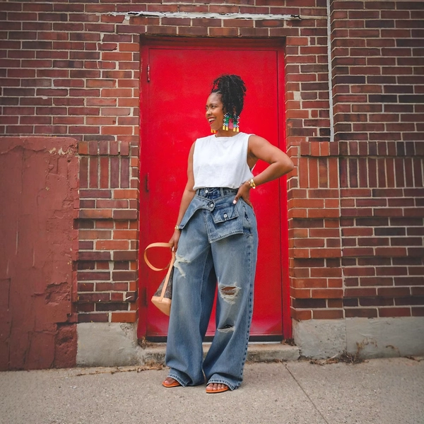 Hole Jeans Straight Pants Women Washed Mid Waist Loose Trousers Ripped Denims Distressed Vintage Streetwear Female Floor Length - AliExpress 200000345