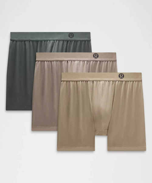 Always In Motion Boxer 5" *3 Pack - Palm Deco/Warm Ash Grey/Sheer Oak - L