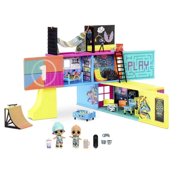LOL Surprise Clubhouse Playset With 40+ Surprises and 2 Exclusives Dolls, Great Gift for Kids Ages 4 5 6+