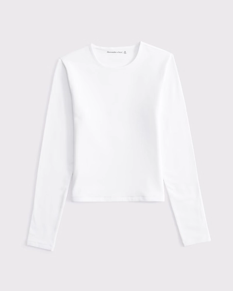 Double-Lined Long-Sleeve Baby Tee