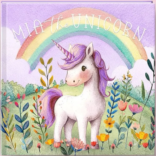 The Unicorn Personalized Book for Girls - Custom Magical Storybook Featuring Your Child's Name and Enchanting Adventures