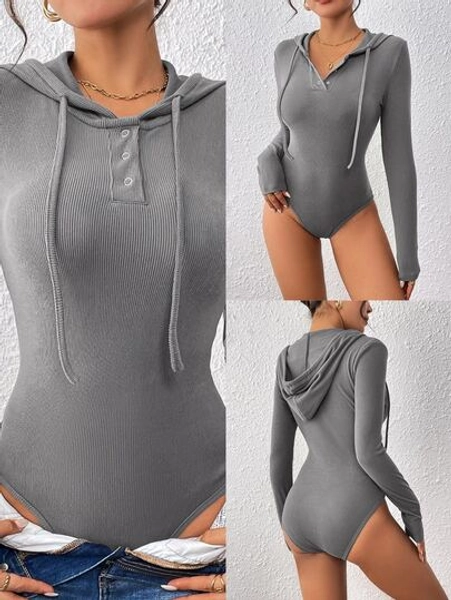New Arrivals 25 Fall&Winter,Women's Slim Fit Solid Color Hooded&Hoodie Bodysuits,Long Sleeve Pullover,For Fall&Winter,For Night Out/Holiday/Daily/Travel/Tea Party/Brunch/Airport,Fall Women Clothes,Winter Clothes For Women,Autumn Clothes,Winter,Winter Clothes,Fall Clothes,Cute,Cute Tops Women,Kawaii ,Y2k Clothes Women,Street Wear Women,Korean Style,Teacher,Teacher Outfits For Women,Airport Outfit For Women,Travel Outfit Airport