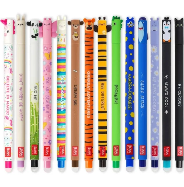 Legami Set of 14 Erasable Gel Pens