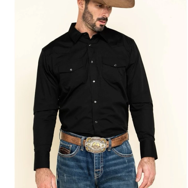 Gibson Men's Long Sleeve Snap Western Shirt