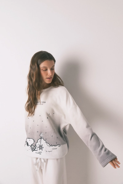 Pijama comprido de polar do Snoopy