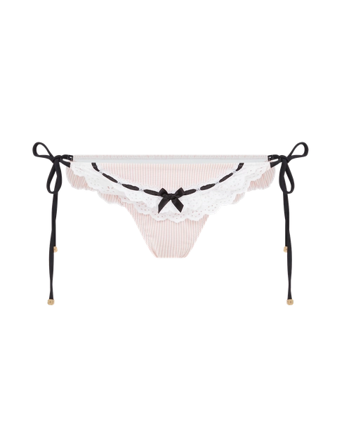 Miffy Bikini Bottom in Baby Pink/White | By Agent Provocateur