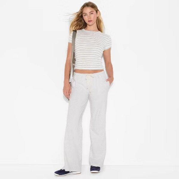 Women's Mid-Rise Knit Sweatpants