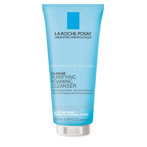 La Roche-Posay Purifying Toleriane Foaming Face Wash for Oily Skin, 13.5 Ounces, 6.76 Ounces