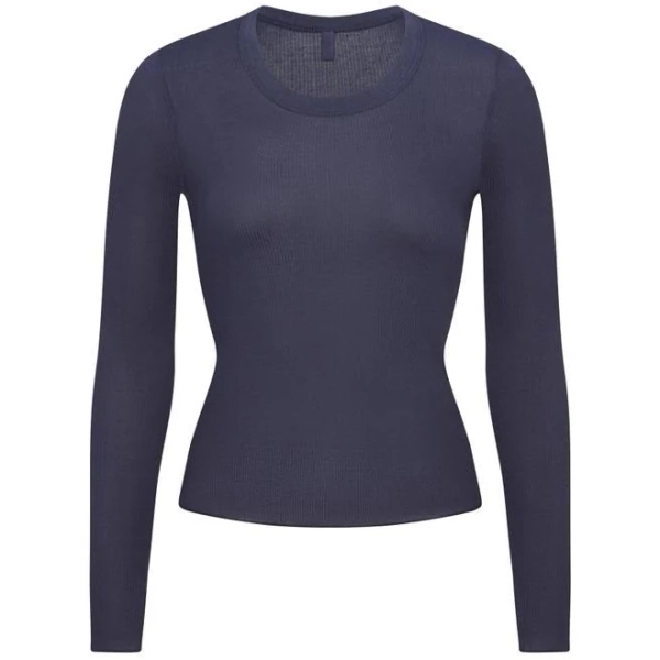 Women's SKIMS Long Sleeve Crew Neck Top