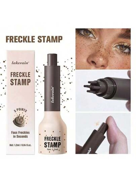 Lakerain Lakerain Natural Realistic Stamp Freckle Pen, Freckle Tone, Sunburn Tone, Waterproof & Long-Lasting, Versatile, Fashion Women Makeup Brand, Cosplay Cosmetics