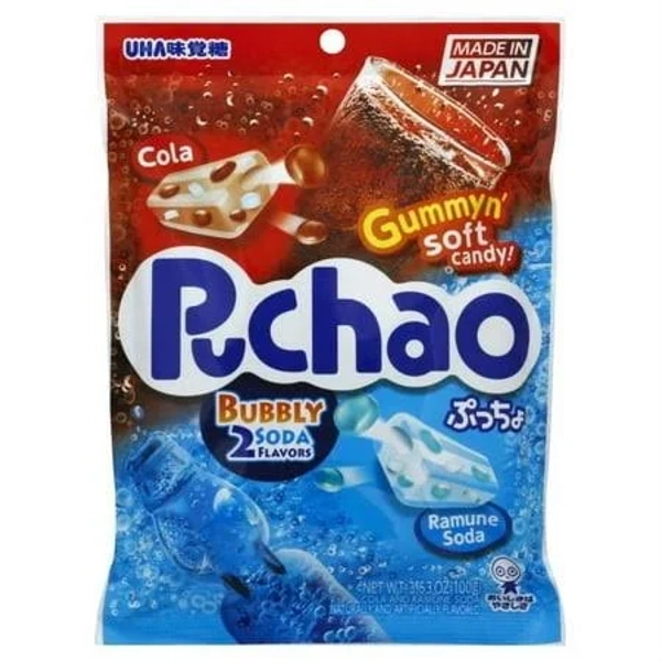 Puchao Cola & Soda Candy 3.53oz Bag
