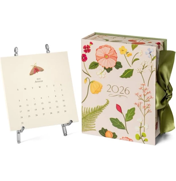 karen adams designs Desktop 2026 Classic Calendar Easel