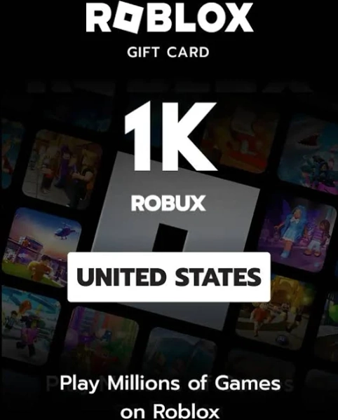 Roblox - 1000 Robux (United States) - Digital Key