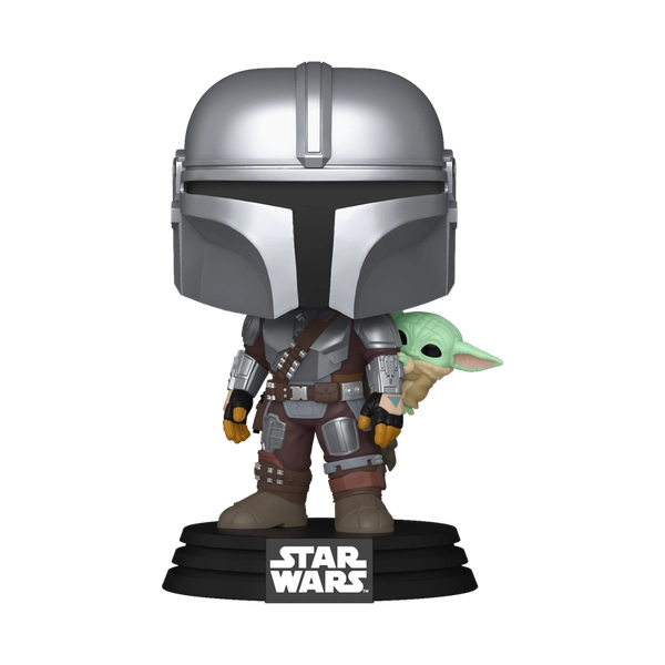 Pop! The Mandalorian with Grogu (On Back)