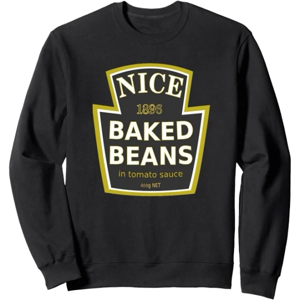 Baked Bean Costume Fancy Dress Women Men Kids Funny Sweater Halloween