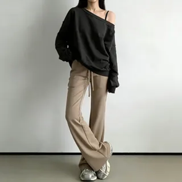 drop shoulder hoodie