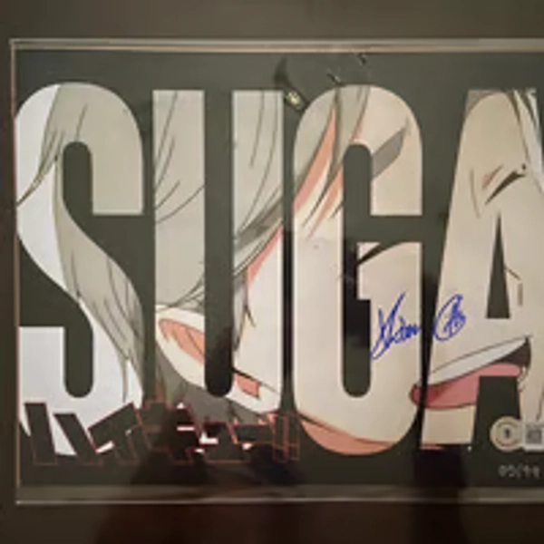 haikyuu signed poster 