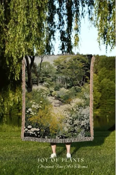 Cottagecore Nature Blanket