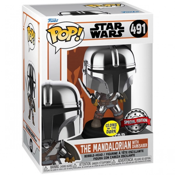 Funko - Mandalorian w/ Darksaber (Glows Special) | Fantàsia