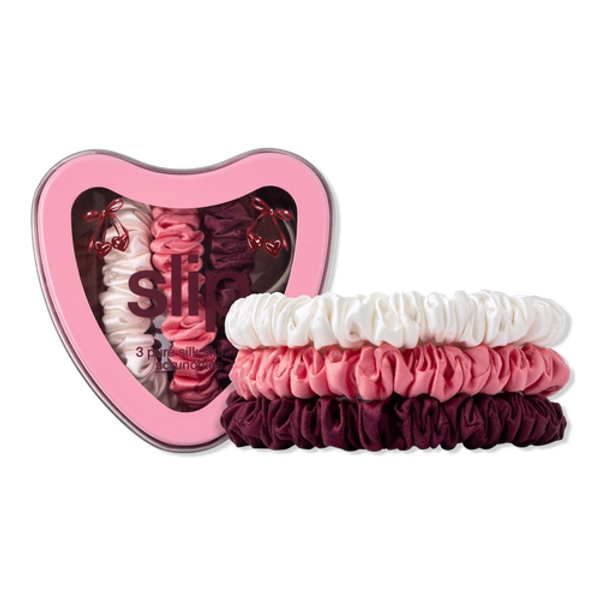Pure Silk Skinny Scrunchie Trio Tin