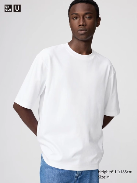 AIRism Cotton Oversized T-Shirt | Half-Sleeve | UNIQLO US