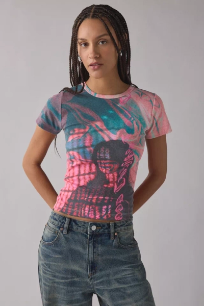 Neon Photoreal Graphic Baby Tee