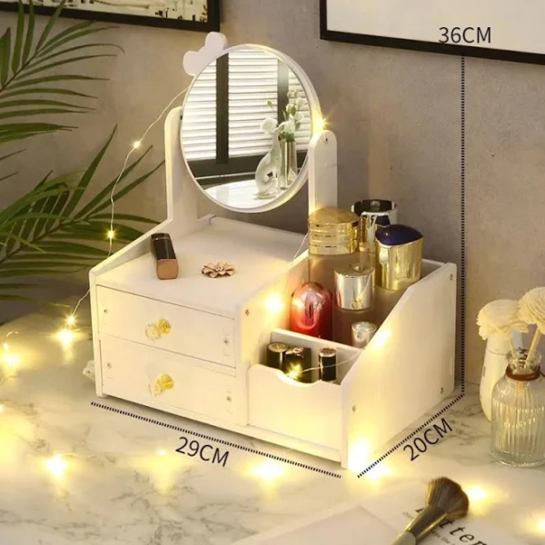 Cute Korean Round Dressing Table Mirror