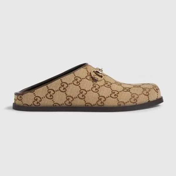 Gucci Women's GG Canvas Horsebit Mule